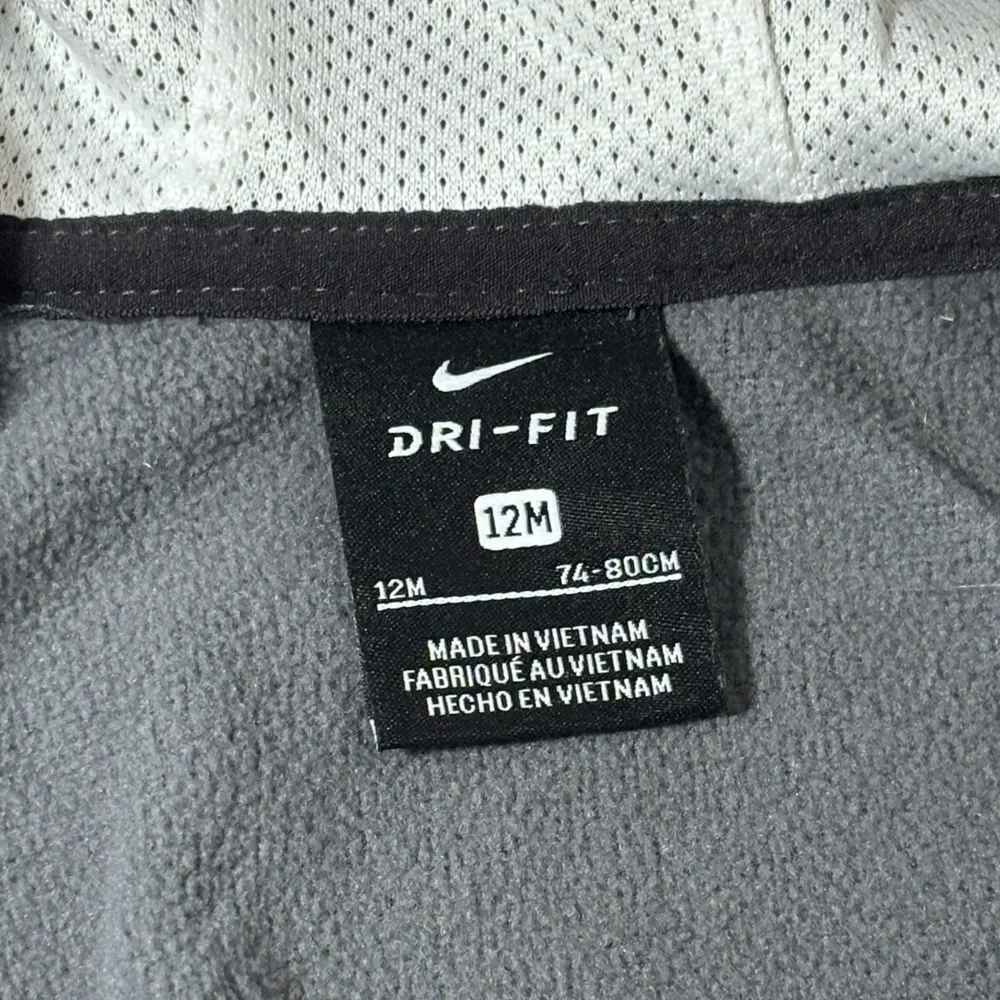 Nike Dri-Fit Baby Boys Therma Hoodie Blue/White Size 12M - Picture 4 of 4